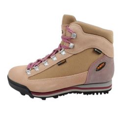 Ultralekkie Skórzane Buty Treningowe Dla Kobiet. Brązowe obuwie sportowe damskie Aku, bez wzorów. Za 810.99 zł.