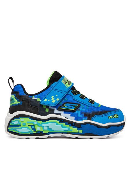 Skechers Sneakersy Mega Scene 402162N/BBLM Niebieski. Niebieskie buty sportowe chłopięce Skechers, bez wzorów, z materiału, bez zapięcia. Za 117.99 zł.