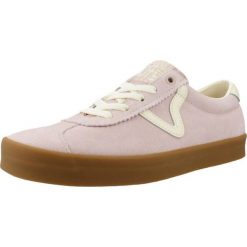 Buty VANS SPORT LOW Rose. Czerwone trampki i tenisówki damskie Vans, bez wzorów, z tkaniny, sportowe, bez zapięcia. Za 386.99 zł.