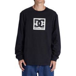 Bluza DC Shoes Square Star, Mężczyźni. Czarne bluzki z długim rękawem męskie DC Shoes, m, bez wzorów, z bawełny, bez kaptura. Za 290.00 zł.