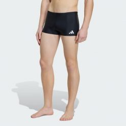 BOKSERKI DO PŁYWANIA SOLID. Czarne bokserki męskie Adidas, s, bez wzorów, z dzianiny. Za 109.00 zł.