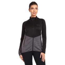 Bluza damska Kilpi Tomms. Czarne bluzy sportowe damskie Kilpi, l, bez wzorów, bez kaptura, narciarskie. Za 215.49 zł.