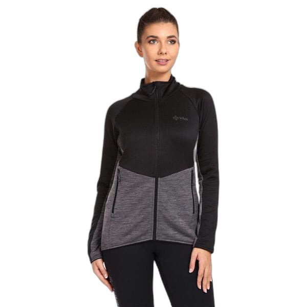 Bluza damska Kilpi Tomms. Czarne bluzy damskie Kilpi, uniwersalny, bez wzorów, z poliesteru, bez kaptura. Za 215.49 zł.