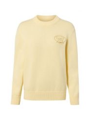 Gant Sweter damski z dzianiny Kobiety żółty, XS. Żółte swetry damskie GANT, xs, bez wzorów, z bawełny, bez kołnierzyka, bez ramiączek, bez kaptura. Za 999.95 zł.