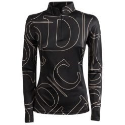 Damska koszulka do jazdy konnej Harry's Horse Denici Cavalli Stardust. Czarne t-shirty damskie HARRYS HORSE, s, bez wzorów, bez kołnierzyka. Za 250.50 zł.