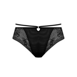 Stringi damskie Elomi Kendra. Czarne figi damskie ELOMI, m, bez wzorów, z koronki. Za 220.50 zł.