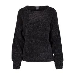Bluza damska Urban Classic chenille. Czarne bluzy damskie Urban Classics, bez wzorów, bez kaptura. Za 229.00 zł.