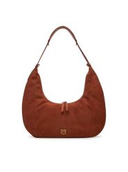 PINKO Torebka Slouchy Hobo Big PE 25 PLTT 104295 A29N Brązowy. Brązowe torebki do ręki damskie Pinko, bez wzorów, ze skóry, bez dodatków. Za 919.99 zł.