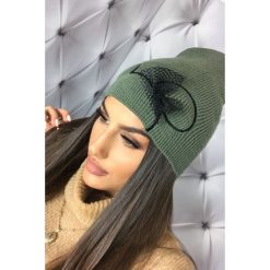 Czapka damska zielona r. uniwersalny. Czapki i kapelusze damskie marki Ptak Moda. Za 38.88 zł.