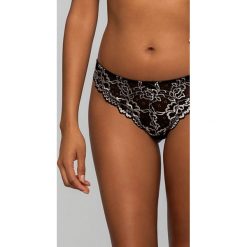 Dorina - Stringi Lianne. Brązowe stringi damskie Dorina, z elastanu. W wyprzedaży za 29.90 zł.