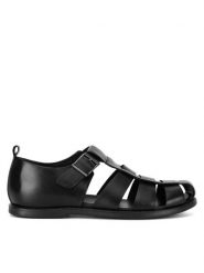 Gino Rossi Sandały MARCELLO-05 MB Czarny. Czarne sandały męskie Gino Rossi, ze skóry, bez zapięcia. Za 229.99 zł.