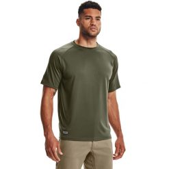 Koszulka Under Armour Tactical Tech™. Zielone koszulki sportowe męskie Under Armour, m, bez wzorów, bez kołnierzyka, bez ramiączek. Za 186.50 zł.