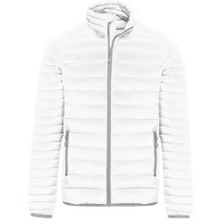 Kurtka puchowa Kariban Légère. Białe kurtki męskie KARIBAN, l, bez wzorów, z puchu, eleganckie, bez kaptura. Za 273.50 zł.