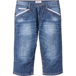 Dżinsy 3/4 "Regular Fit" bonprix niebieski "used". Niebieskie jeansy męskie bonprix. Za 89.99 zł.