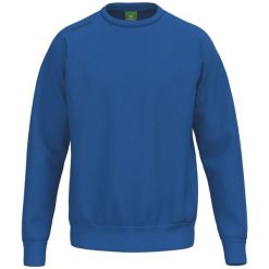 Bluza Erima Ts niebieska. Niebieskie bluzy damskie Erima, na zimę, bez wzorów, z bawełny, bez kołnierzyka, bez ramiączek, bez kaptura. Za 295.99 zł.