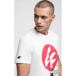 T-shirt męski TSM285 - biały. T-shirty męskie marki Giacomo Conti. W wyprzedaży za 39.99 zł.