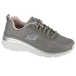 Buty sportowe Sneakersy damskie, Fashion Fit - Bold Boundaries. Szare obuwie sportowe damskie Skechers, bez wzorów, trekkingowe. Za 278.12 zł.