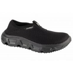 Buty Salomon Reelax Moc 6.0 W L47111800 czarne. Czarne obuwie sportowe damskie bez wzorów, z gumy. Za 414.41 zł.