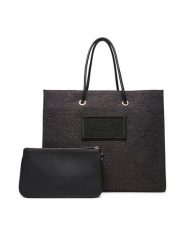 Elisabetta Franchi Torebka BS-82A-52E2-V440 Czarny. Czarne torebki do ręki damskie Elisabetta Franchi, bez wzorów, z tworzywa sztucznego, bez dodatków. Za 1,139.00 zł.