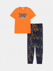 Coccodrillo Piżama WC4448210PJS Kolorowy Regular Fit. Bielizna dla chłopców COCCODRILLO, bez wzorów, z bawełny. Za 79.99 zł.