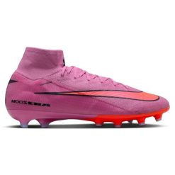 Buty do piłki nożnej Nike Mercurial Superfly 10 Elite AG Różowy/Czarny. Czarne eleganckie półbuty Nike, z bawełny, eleganckie, bez zapięcia. Za 1,199.10 zł.