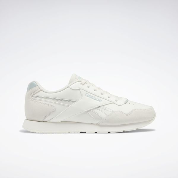 Buty do chodzenia damskie Reebok Royal Glide. Białe obuwie sportowe damskie Reebok, bez wzorów, z materiału, trekkingowe, Reebok Royal. Za 208.00 zł.