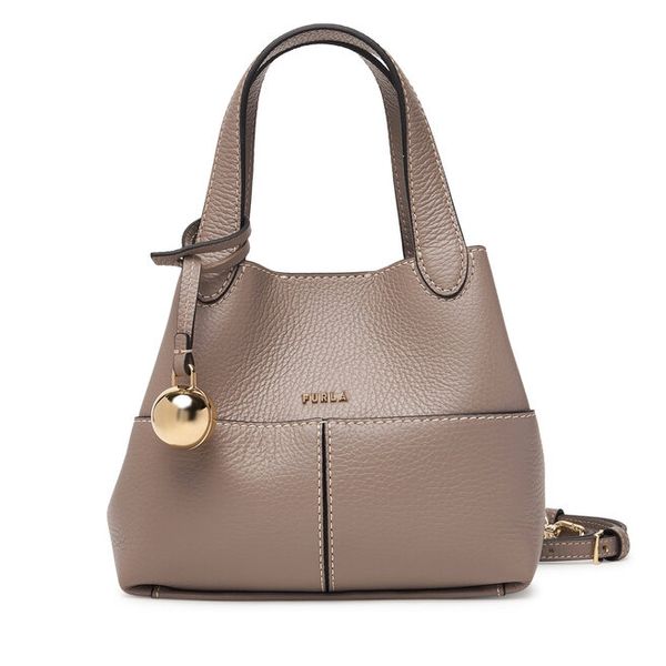 Torebka Furla. Szare torebki do ręki damskie Furla, bez wzorów, klasyczne, bez dodatków. Za 1,299.00 zł.