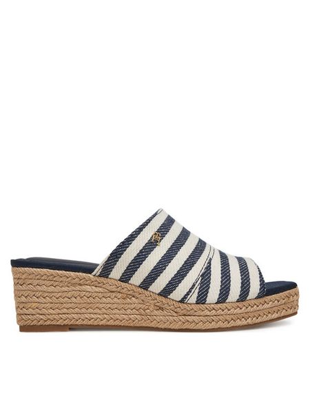 Tommy Hilfiger Espadryle Nautical Stripes Espadrille Mule FW0FW08666 Kolorowy. Sandały damskie Tommy Hilfiger, bez wzorów, z materiału, bez obcasa, bez zapięcia. Za 259.99 zł.