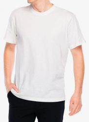 Koszulka Mons Royale Yonder Merino Organic Cotton T-Shirt. Białe t-shirty męskie Mons Royale, uniwersalny, bez wzorów, z bawełny, klasyczne, bez kołnierzyka. Za 225.49 zł.