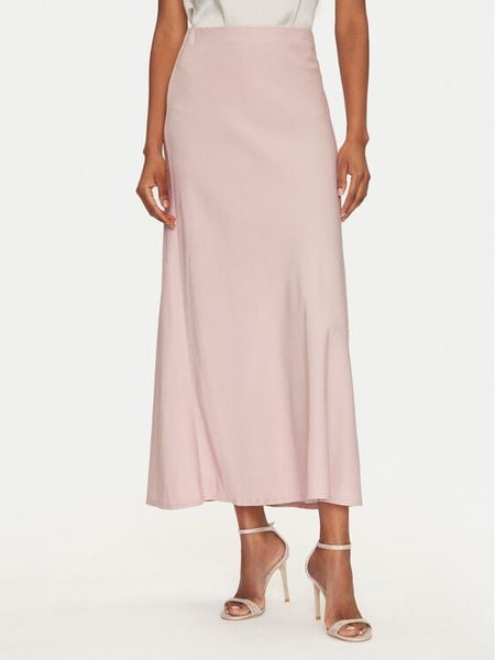 ONLY Spódnica maxi Chigo 15338282 Różowy Regular Fit. Czerwone spódnice damskie Only, l, bez wzorów, z wiskozy, maxi. Za 91.99 zł.