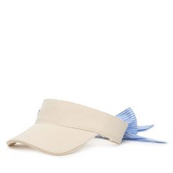 Daszek KARL LAGERFELD. Białe czapki i kapelusze damskie KARL LAGERFELD, bez wzorów. Za 339.99 zł.