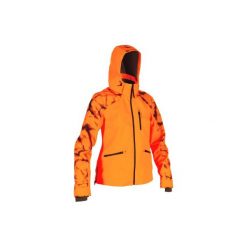 Kurtka myśliwska IMPSUPERTRACK damska fluo. Pomarańczowe kurtki damskie SOLOGNAC. Za 399.99 zł.
