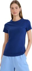 Koszulka damska 4F F2255 granatowa 4FWMM00TTSHF2255 031S M. T-shirty damskie 4f, m, bez wzorów, bez kołnierzyka. Za 29.99 zł.