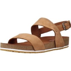 Sandały TIMBERLAND MALIBU WAVES 2 BAND SA Brązowy. Brązowe sandały damskie Timberland, bez wzorów, z materiału, bez obcasa, bez zapięcia. Za 338.99 zł.