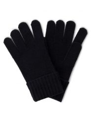 Marie Lund rękawiczki z czystego kaszmiru Kobiety Kaszmir czarny, ONE SIZE. Czarne rękawiczki damskie Marie Lund, bez wzorów, z dzianiny. Za 249.95 zł.