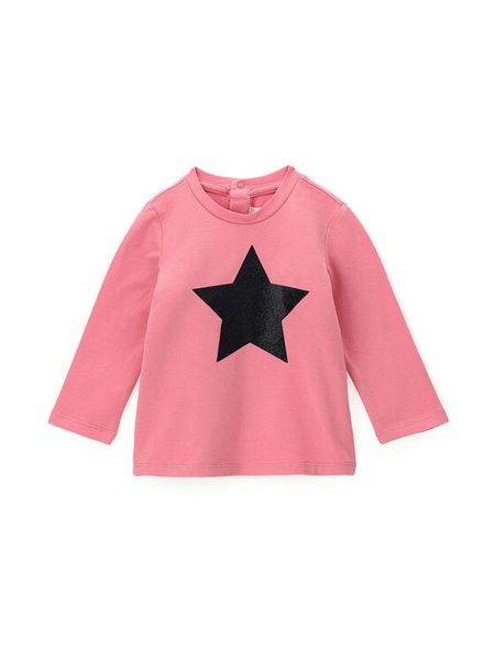 Original Marines Bluzka DCA1460NF Różowy Regular Fit. Czerwone bluzki dla dziewczynek Original Marines, bez wzorów, z bawełny, bez ramiączek. Za 69.99 zł.