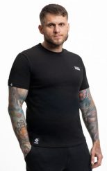 T-Shirt bawełniany Premium z logo DBX Bushido. Czarne t-shirty męskie DBX BUSHIDO, l, bez wzorów, z bawełny, sportowe, bez kołnierzyka. Za 109.99 zł.