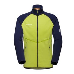 Bluza trekkingowa męska Mammut Aconcagua ML. Niebieskie bluzy męskie Mammut, m, bez wzorów, bez kaptura. Za 479.99 zł.