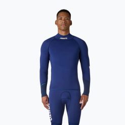 Longsleeve neoprenowy męski Musto Championship 1mm. Niebieskie bluzki z długim rękawem męskie Musto, l, bez wzorów, z elastanu, bez kołnierzyka. Za 599.99 zł.