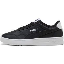 Buty sportowe damskie Puma Court Lally. Czarne obuwie sportowe damskie Puma, bez wzorów, z syntetyku. Za 290.00 zł.