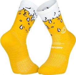 Skarpetki BV Sport Ultra.2 Collector. Żółte skarpety damskie BV SPORT, bez wzorów, z materiału. Za 124.00 zł.