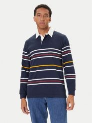 Levi's® Polo Union Rugby A4845-0033 Granatowy Relaxed Fit. Niebieskie koszulki polo męskie l, bez wzorów, z bawełny, bez ramiączek. Za 319.99 zł.