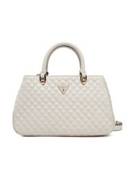 Guess Torebka HWEQG9 54106 Écru. Torebki do ręki damskie Guess, z aplikacjami, ze skóry, bez dodatków. Za 369.99 zł.