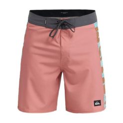 Spodenki boardshort dla Mężczyzn SURFSILK ARCH 18" Różowy. Czerwone szorty męskie Quiksilver, l, bez wzorów, z elastanu. Za 299.99 zł.