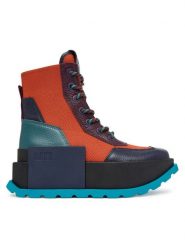 United Nude Trzewiki Roko Combat 11045992165 Pomarańczowy. Brązowe botki damskie United Nude, z materiału, bez obcasa, bez zapięcia. Za 1,579.00 zł.