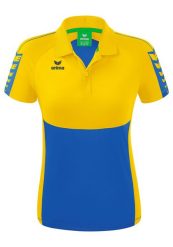 Koszulka polo Erima Six Wings wielokolorowa. Niebieskie koszulki sportowe damskie Erima, bez wzorów, z materiału, bez kołnierzyka, bez ramiączek, na fitness i siłownię. Za 256.99 zł.