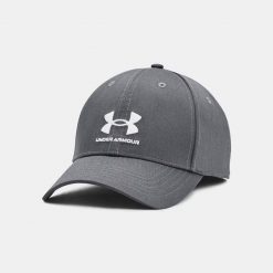 Czapka z daszkiem męska Under Armour Branded Lockup Adj. Białe czapki i kapelusze męskie Under Armour, bez wzorów, sportowe. Za 75.99 zł.