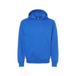 Bluza Z Kapturem Dla Dorosłych Unisex Softstyle Fleece Midweight. Niebieskie bluzy męskie Gildan, m, bez wzorów, z kapturem. Za 78.99 zł.