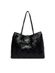 Just Cavalli Torebka 80RA4BM2 ZSD88 Czarny. Czarne torebki do ręki damskie Just Cavalli, bez wzorów, ze skóry, bez dodatków. Za 939.99 zł.