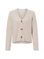 Marc O'Polo Kardigan Kobiety Bawełna beżowy, L. Brązowe kardigany damskie Marc O'Polo, l, bez wzorów, z bawełny. Za 669.95 zł.